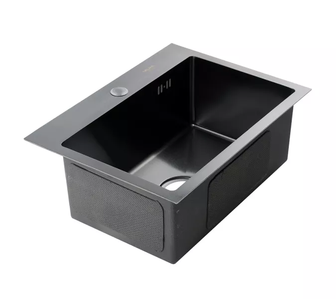 Мойка H5138BF MELANA ProfLine 3,0/200 ГРАФИТ врезная, Выбрать цвет: Графит, изображение 2