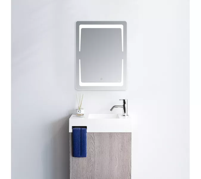 Зеркало с LED-подсветкой MELANA-6080 ,60х80см