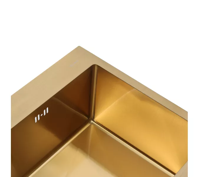 Мойка D6545HG MELANA ProfLine 3,0/220 ЗОЛОТО врезная, Выбрать цвет: Золото, изображение 5