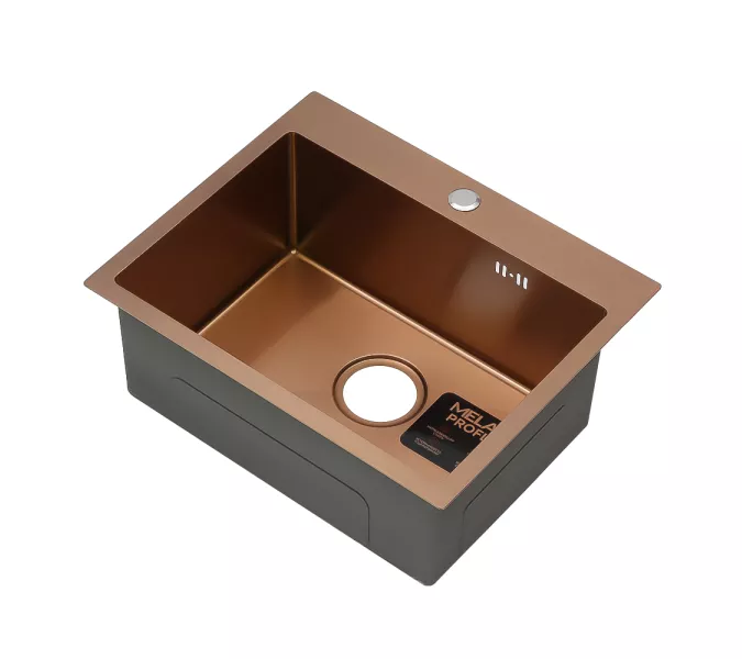 Мойка D5343HC MELANA ProfLine 3,0/220 БРОНЗА врезная, Выбрать цвет: Бронза, изображение 4