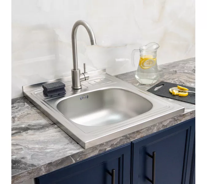 MELANA 099 мойка MLN 5060  нак. декор 0,8/180, изображение 5