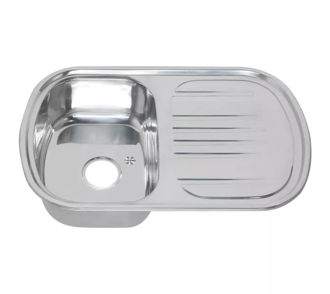 Мойка 7749 U MELANA 0.8/180  врезная   с сифоном