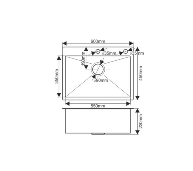 Мойка D6045H+4 сатин MELANA ProfLine 3,0/220 комплект мойки из нержавеющей стали 5 в 1, изображение 14