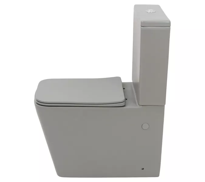 Унитаз-компакт MELANA MLN-310306MG матовый серый, Выбрать цвет: Серый, изображение 5