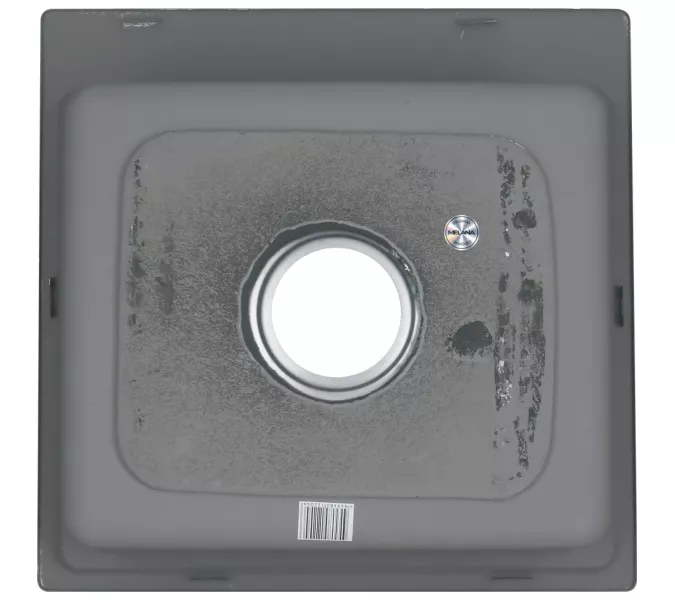 Мойка 4948 MELANA ЛЮКС 1,0/220 САТИН врезная  с сифоном, изображение 4