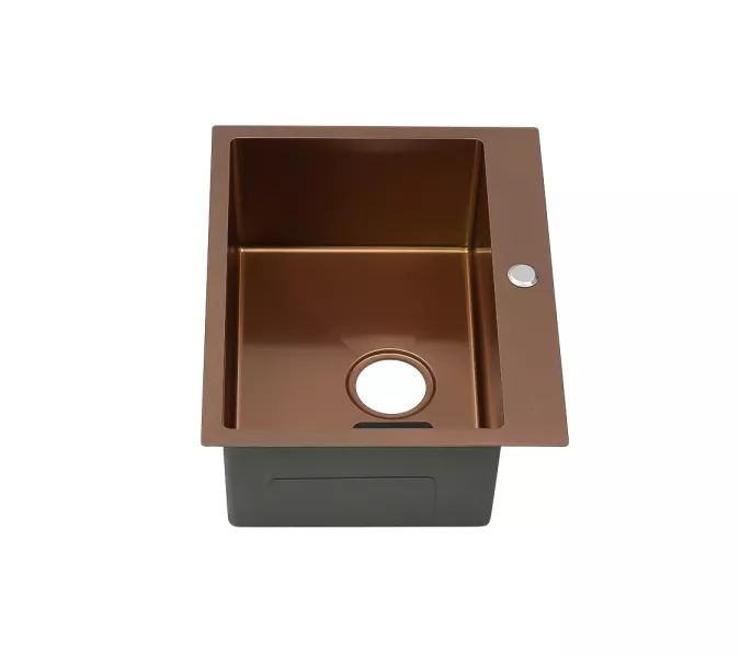 Мойка D5343HC MELANA ProfLine 3,0/220 БРОНЗА врезная, Выбрать цвет: Бронза, изображение 5