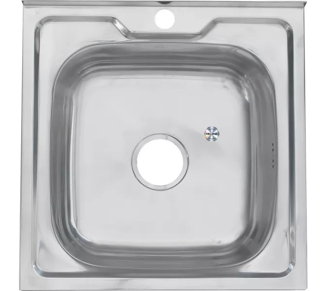 Мойка 5050 MELANA 0,6/0,8/160 накладная  с сифоном, Внешний вид: толщина 0,6, изображение 2
