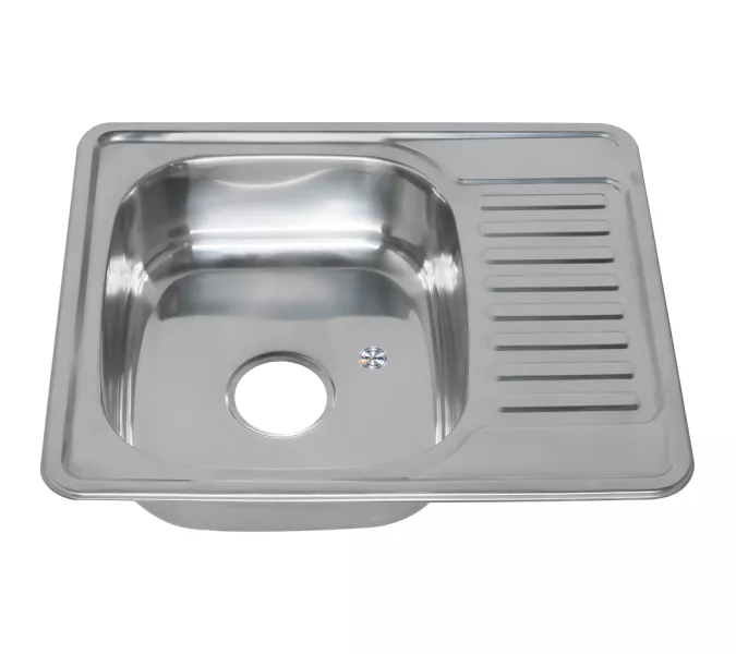 Мойка 5848 U MELANA 0,6/0,8/160 врезная  с сифоном, Внешний вид: толщина 0,6