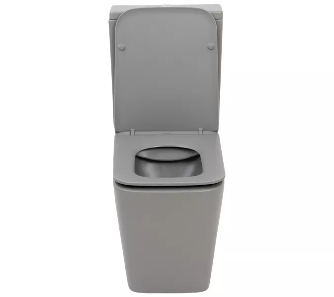 Унитаз-компакт MELANA MLN-310306MG матовый серый, Выбрать цвет: Серый, изображение 7