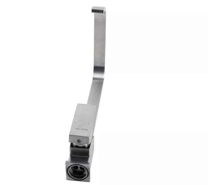 Смеситель д/кухни MELANA-F8113 нерж.сталь, однорычажный, сатин, высокий излив, изображение 8