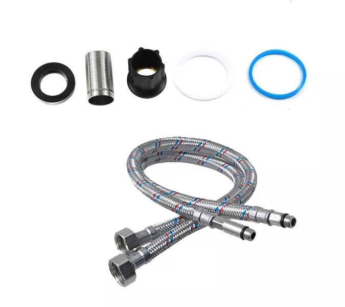 Смеситель д/кухни MELANA-610103 Tondo нерж.сталь, однорычажный, сатин, литой излив, Выбрать цвет: Хром, изображение 5