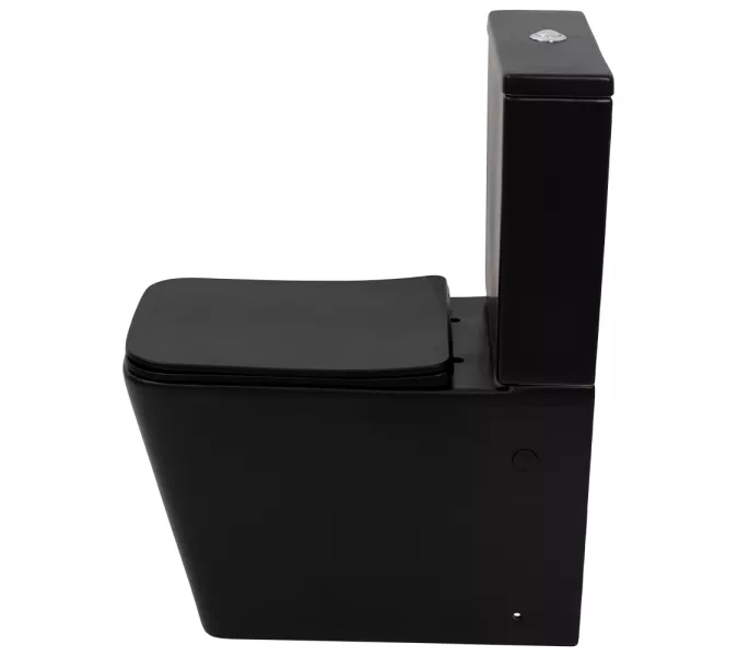 Унитаз-компакт MELANA MLN-310306MB матовый черный, Выбрать цвет: Черный, изображение 5