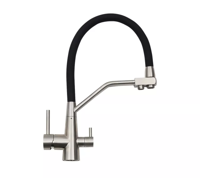 Смеситель д/кухни с гибким изливом и фильтром питьевой воды MELANA UNIQUI MLN-610701, изображение 2
