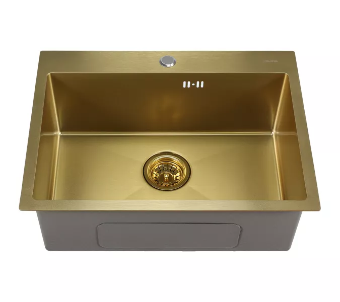 Мойка D6045HG MELANA ProfLine 3,0/220 ЗОЛОТО врезная, Выбрать цвет: Золото