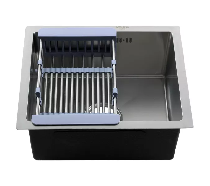 Мойка H4538 MELANA ProfLine 3,0/200 САТИН врезная  с коландером