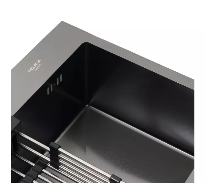 Мойка D5343HB MELANA ProfLine 3,0/220 ГРАФИТ врезная, Выбрать цвет: Графит, изображение 4