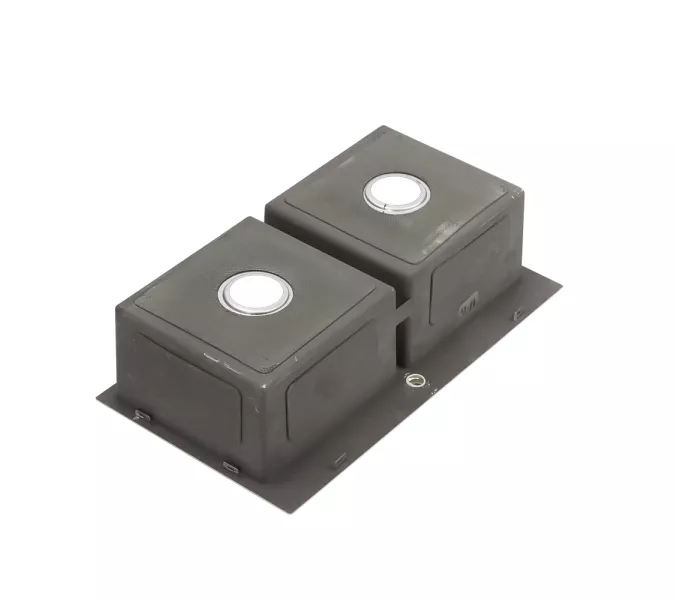 Мойка DS8045H MELANA ProfLine 3,0/220 САТИН 2-я чаша, врезная, изображение 5