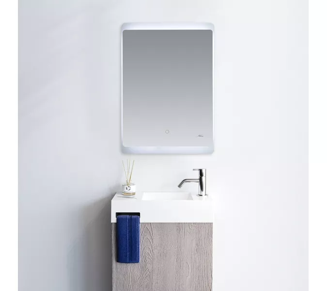 Зеркало с LED-подсветкой MELANA-5070, 50х70см, изображение 6