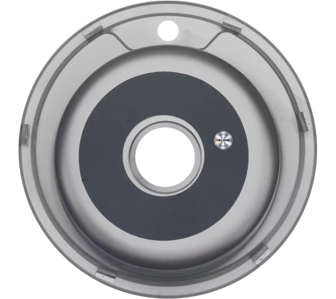 Мойка 490 MELANA 0,8/180  врезная  с сифоном, Внешний вид: Декор, изображение 3