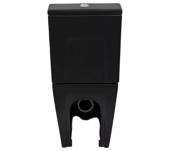 Унитаз-компакт MELANA MLN-310306MB матовый черный, Выбрать цвет: Черный, изображение 7