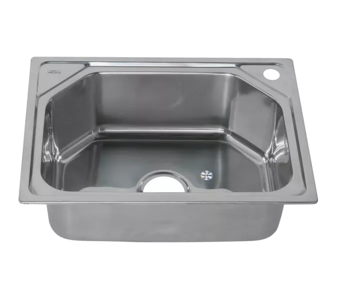 Мойка 6045 MELANA 0,8/210 врезная  с сифоном, изображение 4