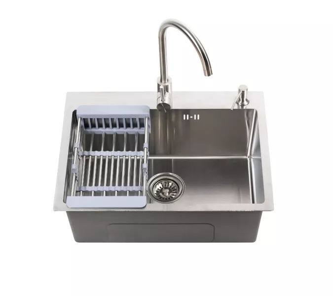 Мойка D6045H+4 сатин MELANA ProfLine 3,0/220 комплект мойки из нержавеющей стали 5 в 1