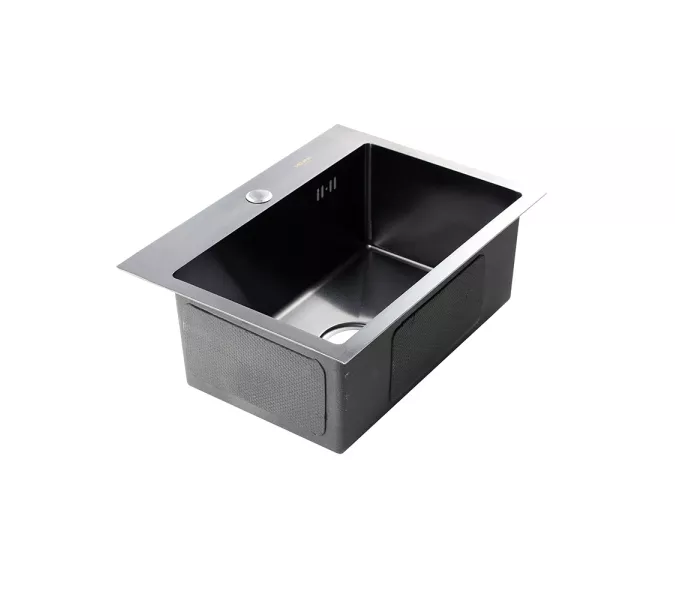 Мойка H5138BF MELANA ProfLine 3,0/200 ГРАФИТ врезная, Выбрать цвет: Графит, изображение 4