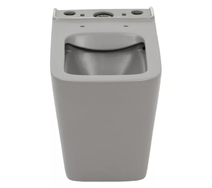 Унитаз-компакт MELANA MLN-310306MG матовый серый, Выбрать цвет: Серый, изображение 9