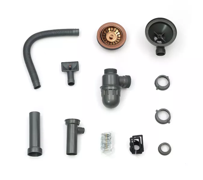 Мойка D5343HC MELANA ProfLine 3,0/220 БРОНЗА врезная, Выбрать цвет: Бронза, изображение 9