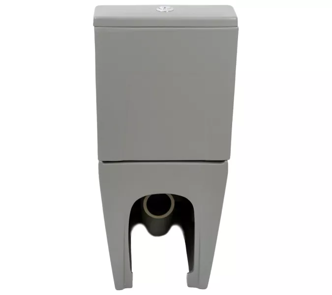 Унитаз-компакт MELANA MLN-310306MG матовый серый, Выбрать цвет: Серый, изображение 8