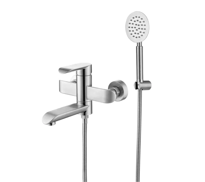 Смеситель д/ванны MELANA-610604 Paola Hi-tech нерж.сталь,сатин