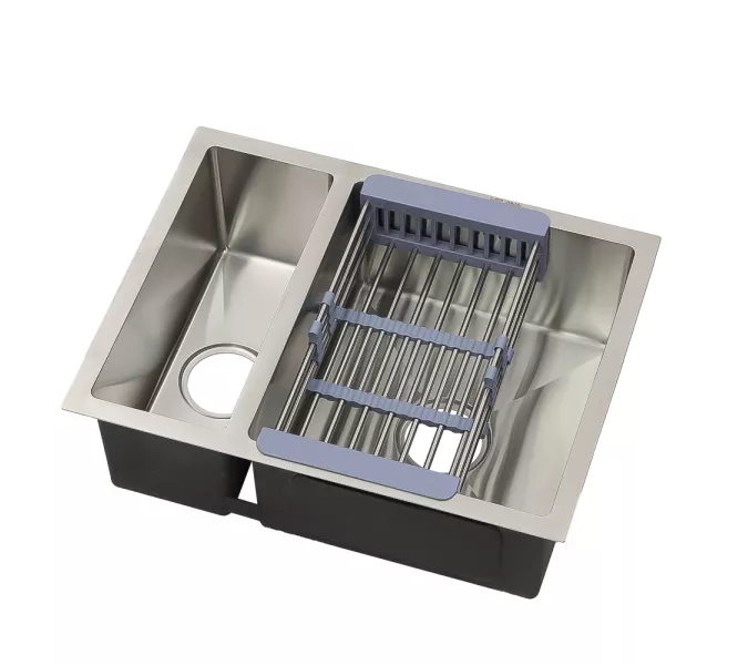 Мойка H57544 MELANA ProfLine 3,0/200 САТИН врезная  с коландером, изображение 6