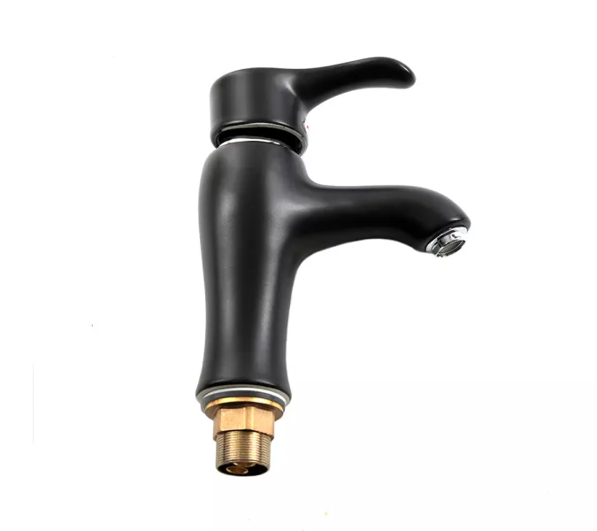 Смеситель д/ум MLN-F-002CBK-M керамический, однорычажный, черный матовый, Выбрать цвет: Черный матовый, изображение 2