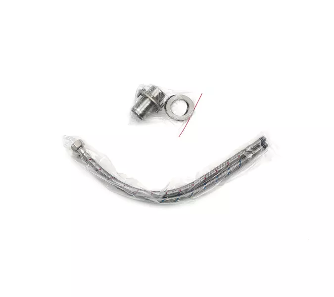 Смеситель д/ум MELANA-610601 Paola Hi-tech нерж.сталь, однорычажный, сатин, литой излив, изображение 6