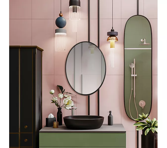 Зеркало интерьерное MELANA-600 овальное (MLN-M002)