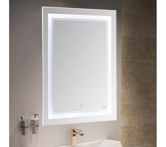 Зеркало с LED-подсветкой MELANA-6080 , 80х60см