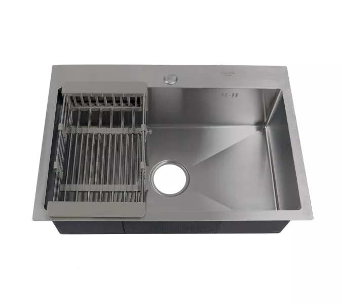 Мойка H6545 MELANA ProfLine 3,0/200 САТИН врезная  с коландером