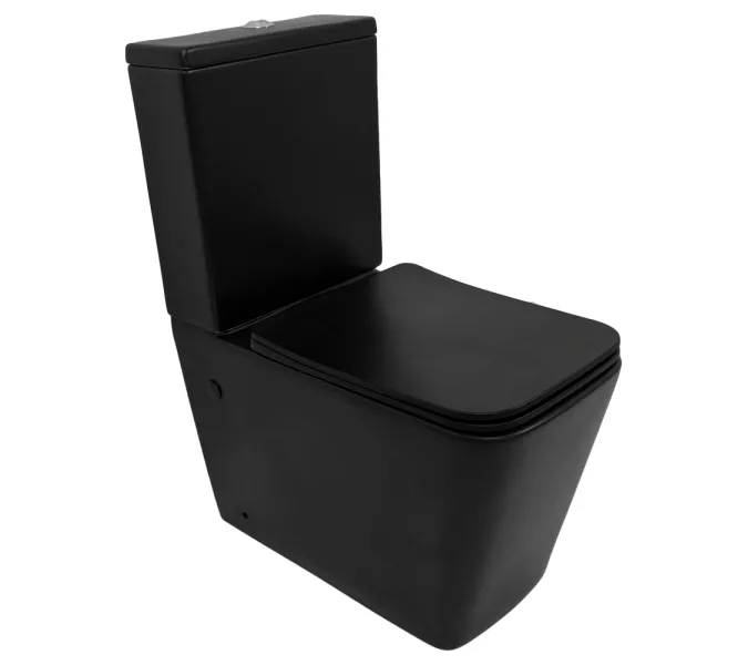 Унитаз-компакт MELANA MLN-310306MB матовый черный, Выбрать цвет: Черный, изображение 6