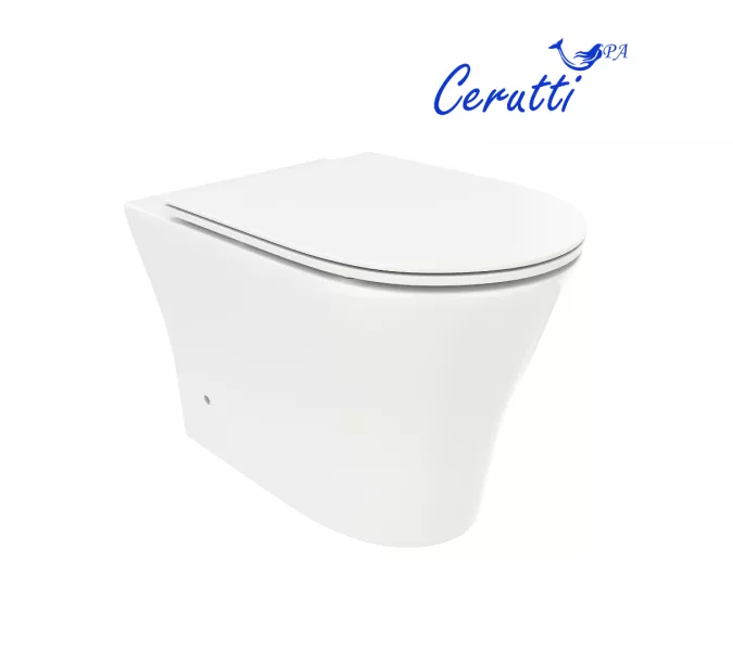 Унитаз Ceruttispa CT8907  ADIGE F приставной безободковый, изображение 4