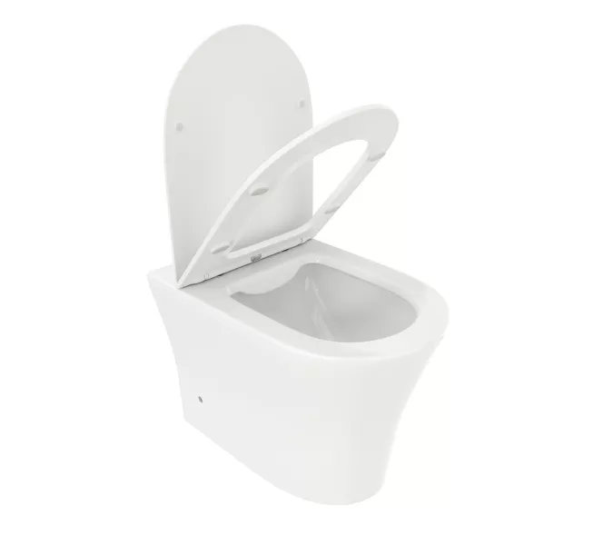 Унитаз Ceruttispa CT8907  ADIGE F приставной безободковый, изображение 5