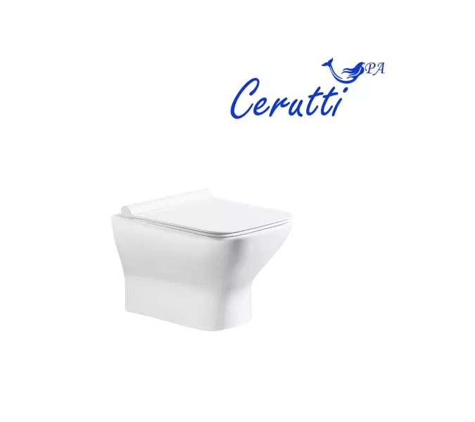 Унитаз Ceruttispa CT10481 ELLERO Aria PP подвесной безободковый, изображение 3