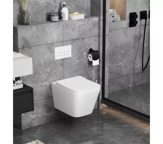 Унитаз Ceruttispa  MAIELLA Aria MW CT9164  подвесной безободковый белый матовый, Выбрать цвет: Белый матовый