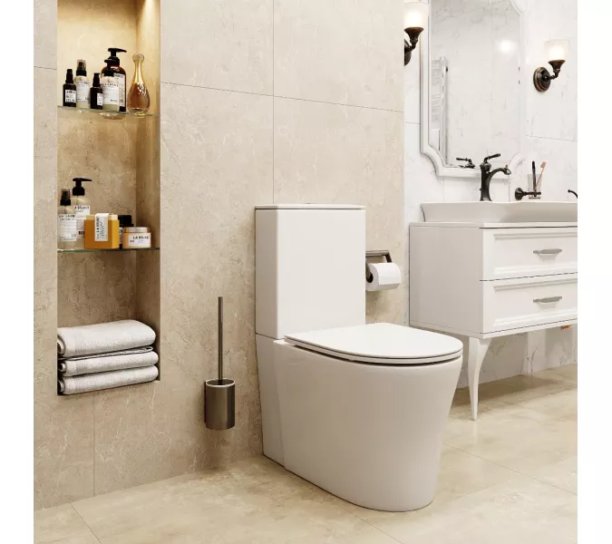 Унитаз Ceruttispa CT8916 SANTA напольный безободковый широкий