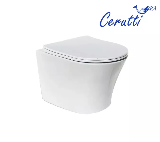 Унитаз Ceruttispa CT7837  ADIGE Aria подвесной безободковый, изображение 3