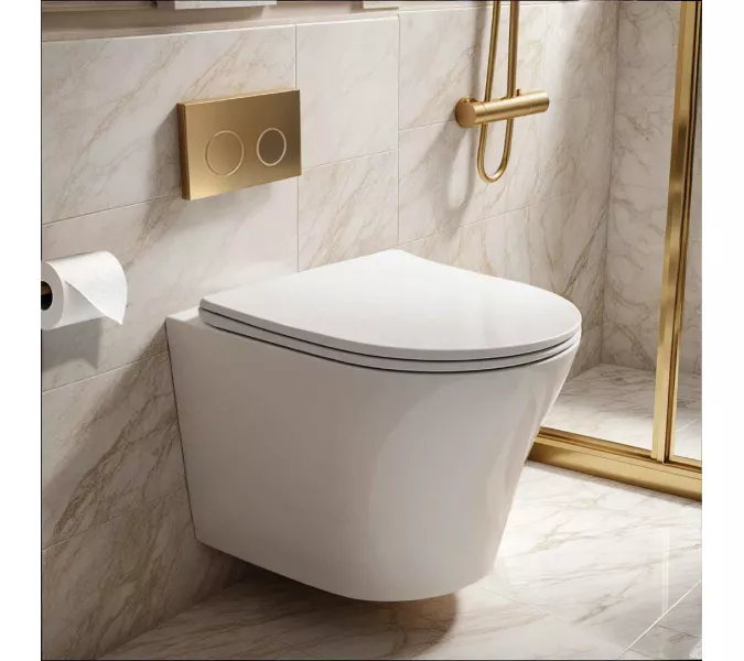 Унитаз Ceruttispa CT7837  ADIGE Aria подвесной безободковый