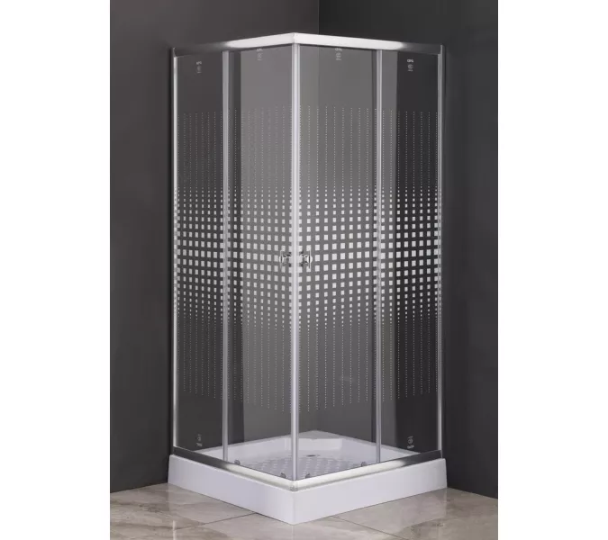 Душевой  уголок ZQ8111  PARLY с поддоном