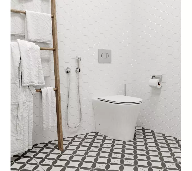 Унитаз Ceruttispa CT8907  ADIGE F приставной безободковый