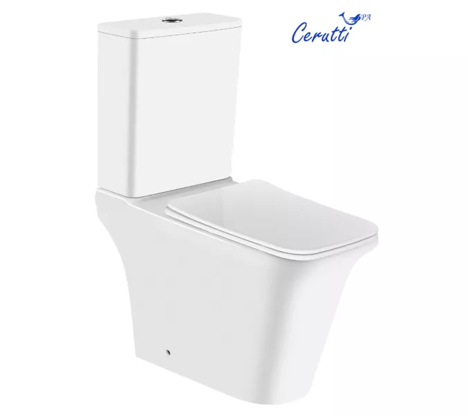 Унитаз Ceruttispa  CT8457 NIVOLET напольный безободковый, изображение 3