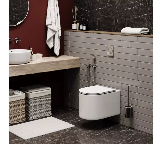 Унитаз Ceruttispa TANARO Aria MW CT9236  подвесной безободковый белый матовый