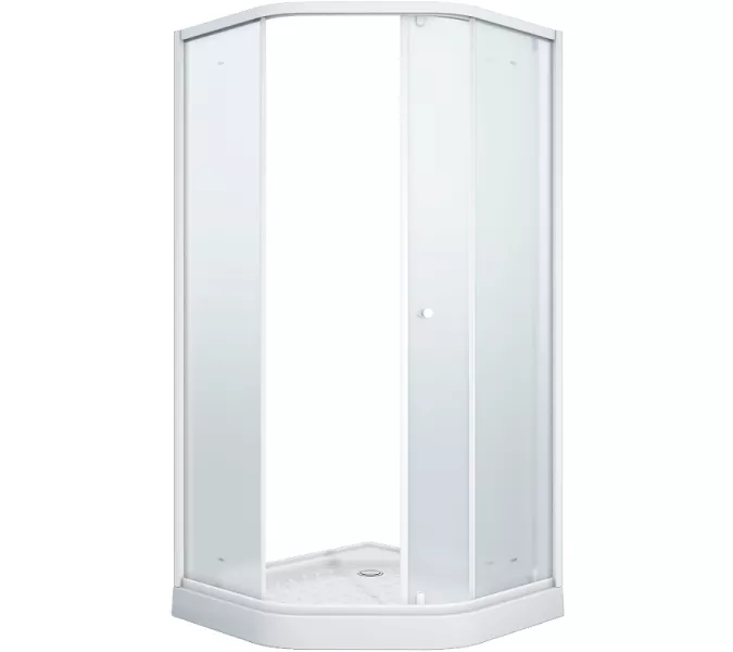 Душевой уголок ZEР91FR  PARLY с поддоном (90х90х197), изображение 5